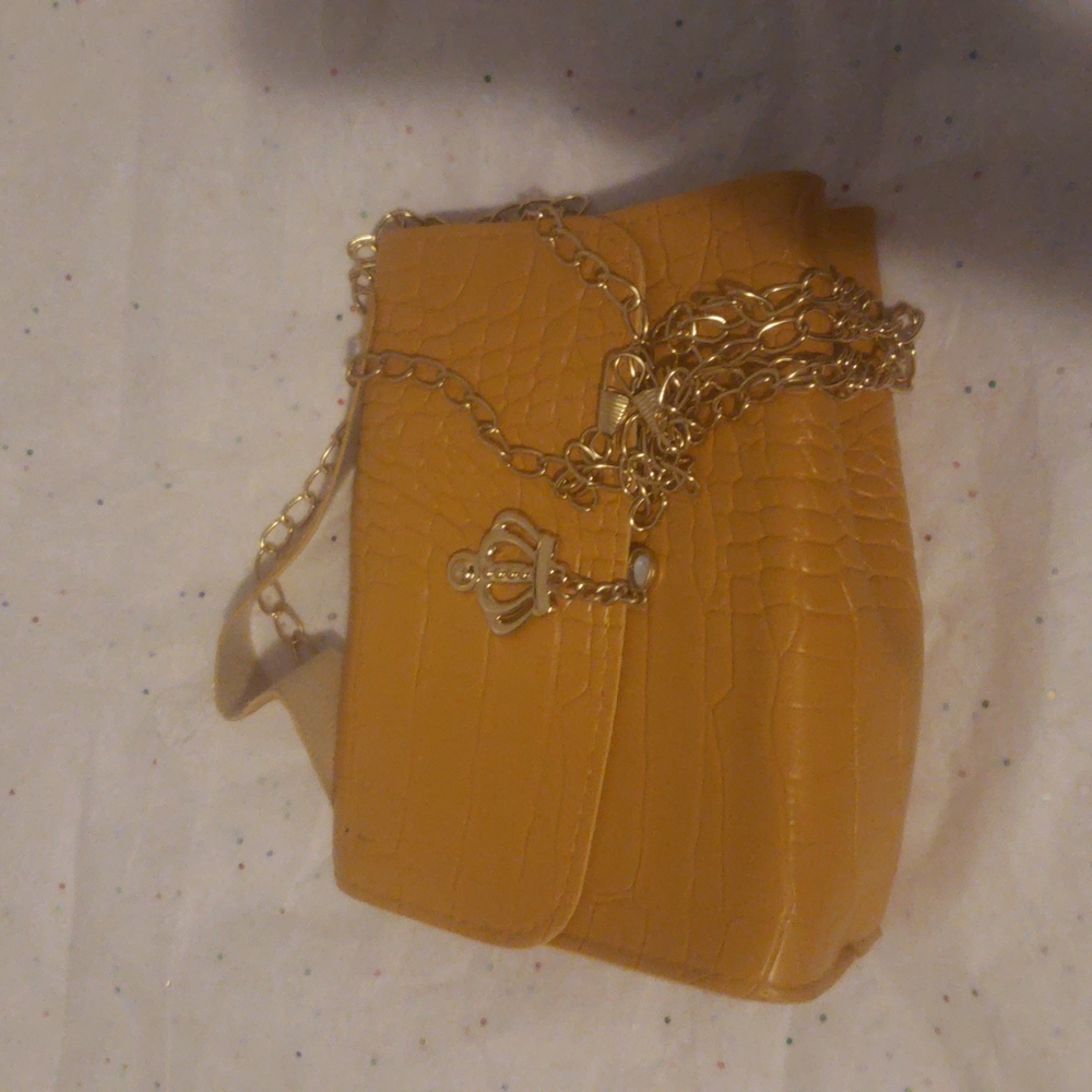 Honey Mustard Yellow Mini Purse